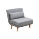 ATELIER DEL SOFA Fotelja na razvlačenje Folde Single, svetlosiva - 859FTN2330