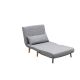 ATELIER DEL SOFA Fotelja na razvlačenje Folde Single, svetlosiva - 859FTN2330