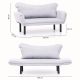 ATELIER DEL SOFA Sofa dvosed Chatto, patchwork - 859FTN2701