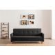 ATELIER DEL SOFA Trosed Hiko, tamno siva - 859FTN2813