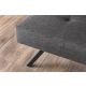 ATELIER DEL SOFA Sofa trosed Zola, tamnosiva - 859FTN2817