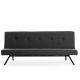 ATELIER DEL SOFA Sofa trosed Zola, tamnosiva - 859FTN2817