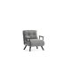 ATELIER DEL SOFA Fotelja na razvlačenje Sando Single, svetlosiva - 859FTN2819