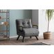 ATELIER DEL SOFA Fotelja na razvlačenje Sando Single, svetlosiva - 859FTN2819