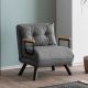 ATELIER DEL SOFA Fotelja na razvlačenje Sando Single, svetlosiva - 859FTN2819