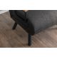 ATELIER DEL SOFA Fotelja na razvlačenje Sando Single, tamnosiva - 859FTN2820