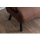 ATELIER DEL SOFA Fotelja na razvlačenje Sando Single, svetlobraon - 859FTN2822