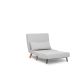 ATELIER DEL SOFA Fotelja na razvlačenje Folde Single, siva - 859FTN2831