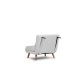 ATELIER DEL SOFA Fotelja na razvlačenje Folde Single, bela - 859FTN2832