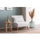 ATELIER DEL SOFA Fotelja na razvlačenje Folde Single, bela - 859FTN2832