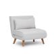 ATELIER DEL SOFA Fotelja na razvlačenje Folde Single, bela - 859FTN2832