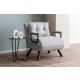 ATELIER DEL SOFA Fotelja na razvlačenje Sando single, siva - 859FTN2835