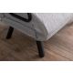 ATELIER DEL SOFA Fotelja na razvlačenje Sando single, siva - 859FTN2835