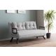 ATELIER DEL SOFA Sofa na razvlačenje Sando 2-Seater, siva - 859FTN2837