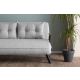 ATELIER DEL SOFA Sofa na razvlačenje Sando 2-Seater, siva - 859FTN2837