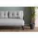 ATELIER DEL SOFA Sofa na razvlačenje Sando 2-Seater, siva - 859FTN2837