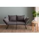 ATELIER DEL SOFA Dvosed Viper, siva - 859FTN2862