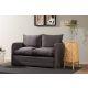 ATELIER DEL SOFA Dvosed Saga, siva - 859FTN2873