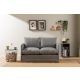 ATELIER DEL SOFA Dvosed Saga, svetlo siva - 859FTN2874