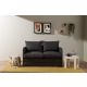 ATELIER DEL SOFA Dvosed Saga, tamno siva - 859FTN2875