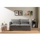ATELIER DEL SOFA Dvosed Saga XL, svetlo siva - 859FTN2888