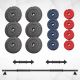 Iron Sport set Tegovi set 44kg i 2+1 šipka - KOMS44A