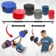 Iron Sport set Tegovi set 118kg i 2+1 šipka - SKOM118