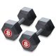 Iron Sport Bucice set 16kg, Hex tegovi, 2x8kg - HEXB016
