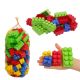 Kocke za decu KOCKE DEČIJE OSNOVNE set 150 kom. Džak - 4 vrste kocki u setu - širine kocki 4.5cm - KOCO150