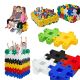 Kocke za igru - Mega Kocke set od 60 mega kocki dimenzija 23cmx23cm debljine 4,5cm - MEGKO60