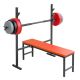 Benc klupa i tegovi - Benc klupa «LEON» i tegovi 37kg + šipka - proizvodac Iron Sport - KLEON03