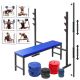 Benc klupa i tegovi - Benc klupa «LEON» tegovi 128kg i 2+1 šipka - proizvodac Iron Sport - KLEON06