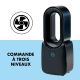 LIFETIME Crni USB stoni ventilator bez lopatica – 3 brzine - EP3151020