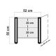 HANAH HOME Noćni ormarić Cosmo Komodin - 863SPH3501