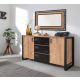 HANAH HOME Komoda Cosmo Rio, braon/crna - 863SPH3907