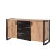HANAH HOME Komoda Cosmo Rio, braon/crna - 863SPH3907