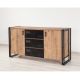 HANAH HOME Komoda Cosmo Rio, braon/crna - 863SPH3907