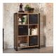 HANAH HOME Polica za knjige Cosmo Neva, braon/crna - 863SPH3912