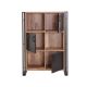 HANAH HOME Polica za knjige Cosmo Neva, braon/crna - 863SPH3912