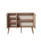 HANAH HOME Komoda Mega 122, svetlobraon/crvena - 863SPH3937