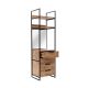 HANAH HOME Ormar Dynamic 09, braon/crna - 863SPH5411