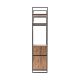 HANAH HOME Ormar Dynamic 09, braon/crna - 863SPH5411