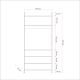 HANAH HOME Ormar Dynamic 12, braon/crna - 863SPH5414