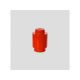 LEGO Kutija za odlaganje okrugla - crvena - 86584