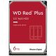 Hard disk 6TB SATA3 Western Digital Caviar 256 MB WD60EFPX Red Plus - 0718037899800
