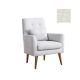 ATELIER DEL SOFA Fotelja Zeni Berjer, krem - 867UNQ1001