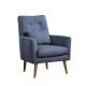 ATELIER DEL SOFA Fotelja Zeni Berjer, tamnoplava - 867UNQ1003