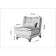 ATELIER DEL SOFA Fotelja Kelebek Berjer, zelena - 867UNQ1031