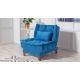 ATELIER DEL SOFA Fotelja Kelebek Berjer, tamnoplava - 867UNQ1034