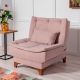 ATELIER DEL SOFA Fotelja Kelebek Berjer, roze - 867UNQ1038